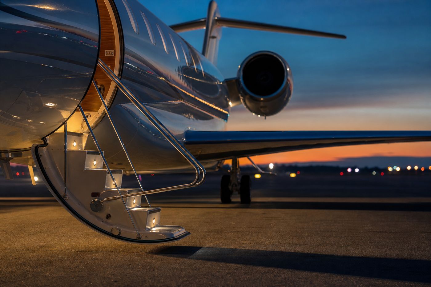 A private jet on a tarmac beside a state capitol building, symbolizing a lawmaker's travel record
